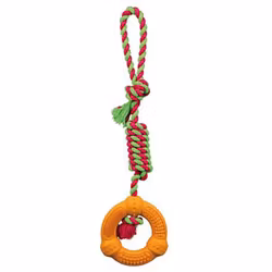 Trixie, DentaFun, ring på rep, 12/41cm