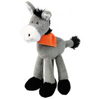 Trixie, åsna i plysch m. pipljud, 24cm