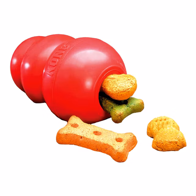 Kong classic, 6,5cm, röd, Small
