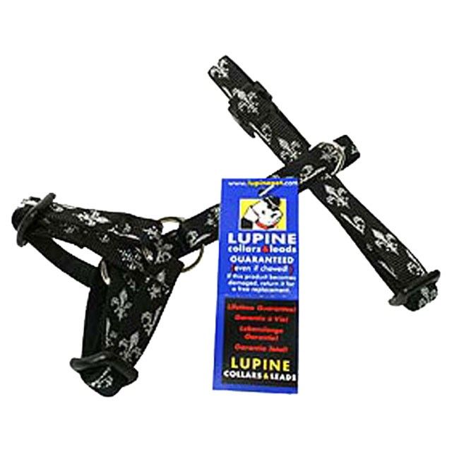 Småhundssele, lupine dapper dog, 13mm/35-51cm, svart