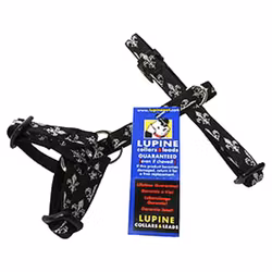 Småhundssele, lupine dapper dog, 13mm/35-51cm, svart
