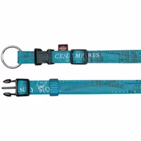 Trixie, modern art paris, halsband, petrol 15-25cm