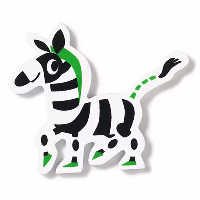 Mickis vilda vänner, zebra