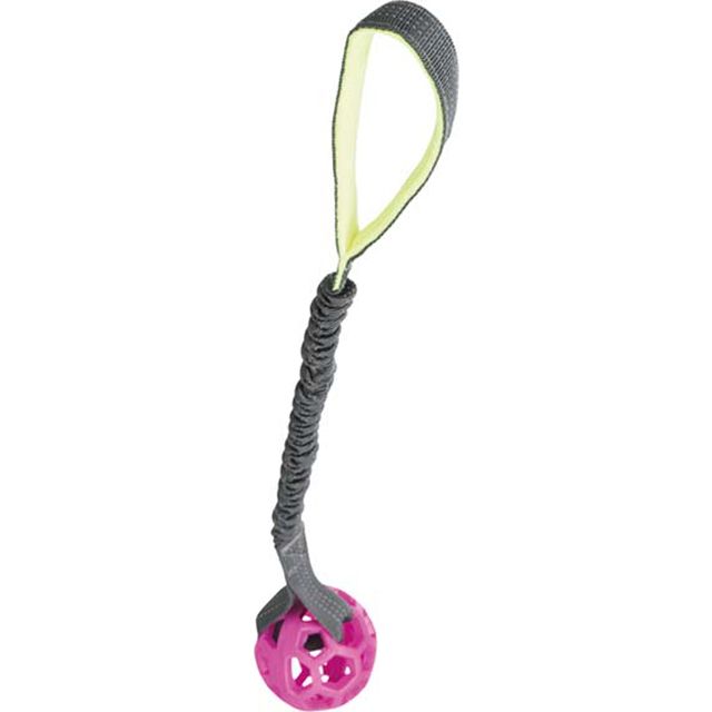 Trixie, bungee tugger m. boll, 9/48cm
