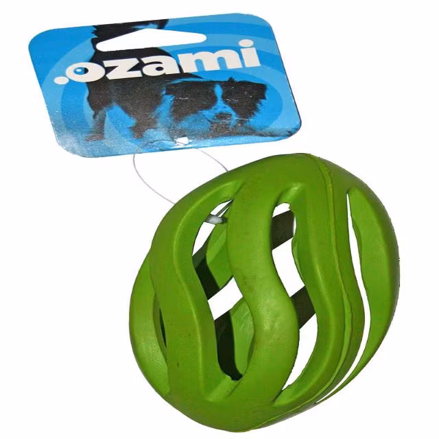 Ozami, Rugbyboll, 15 cm, grön