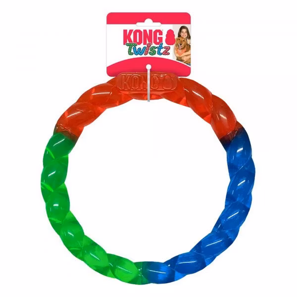 KONG Leksak Twistz Ring Flerfärgad