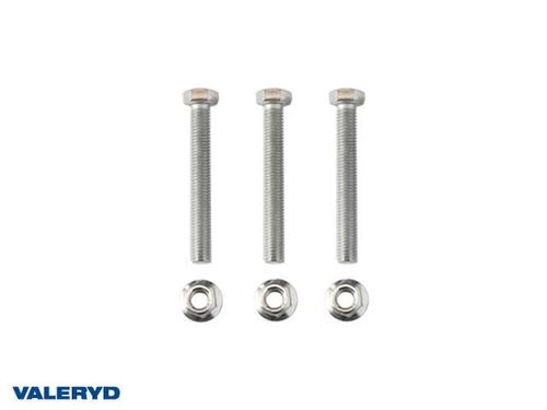 Skruv och mutter till stickdosa M5x40 (3-pack)