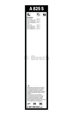 2pc Bosch A825S Torkarblad fram 600 / 600