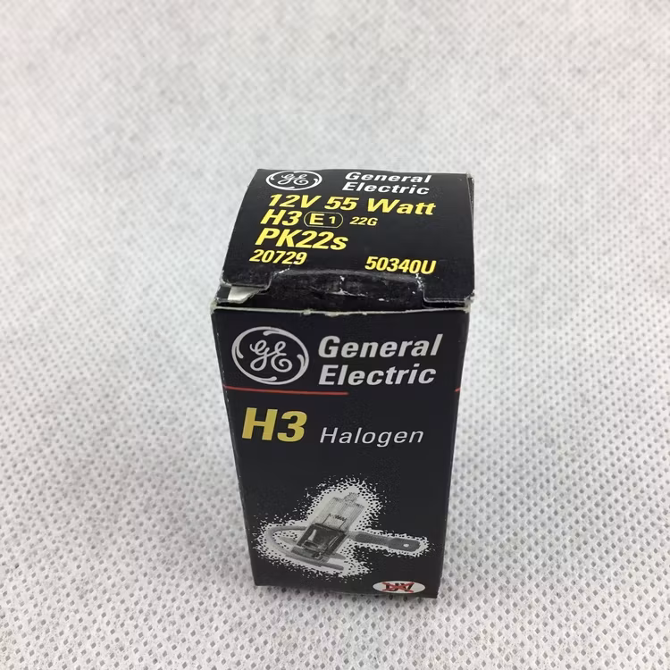 Glödlampa, H3, 12 V, 55W, Halogen, GE