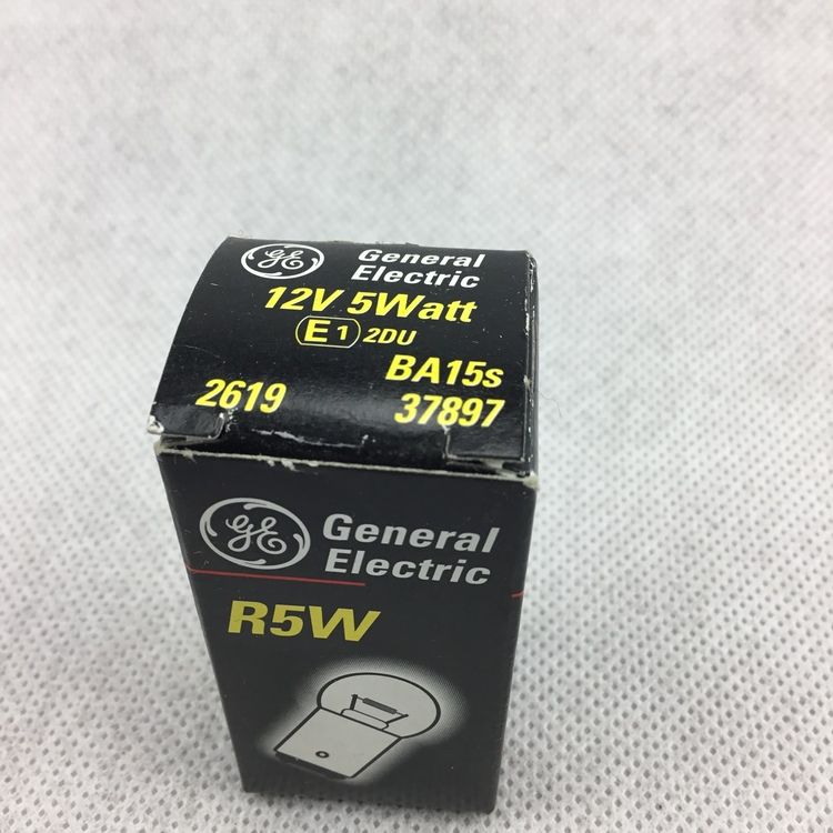 Glödlampa, 5w, 12V, BA 15S, R5W, GE