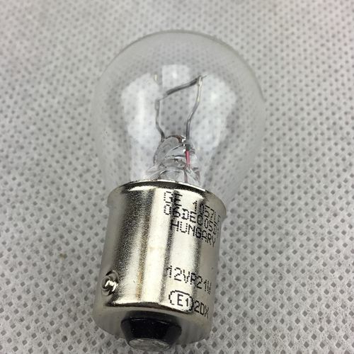 Glödlampa,  21W, BA15s,12V, Long life, GE