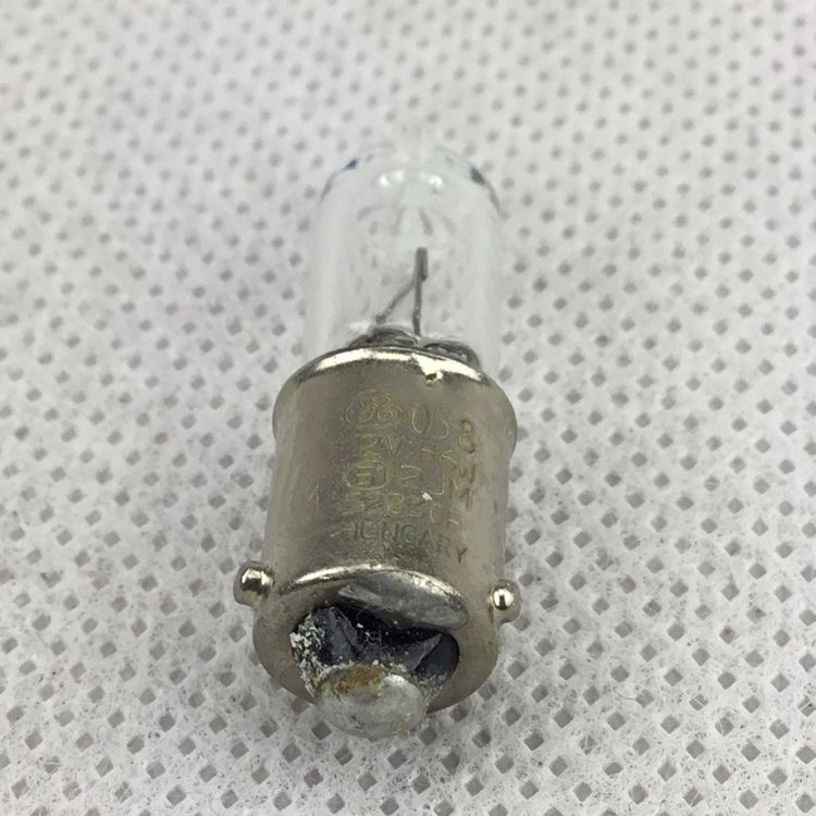 Glödlampa, 6W BAX 9s, 12 V, GE
