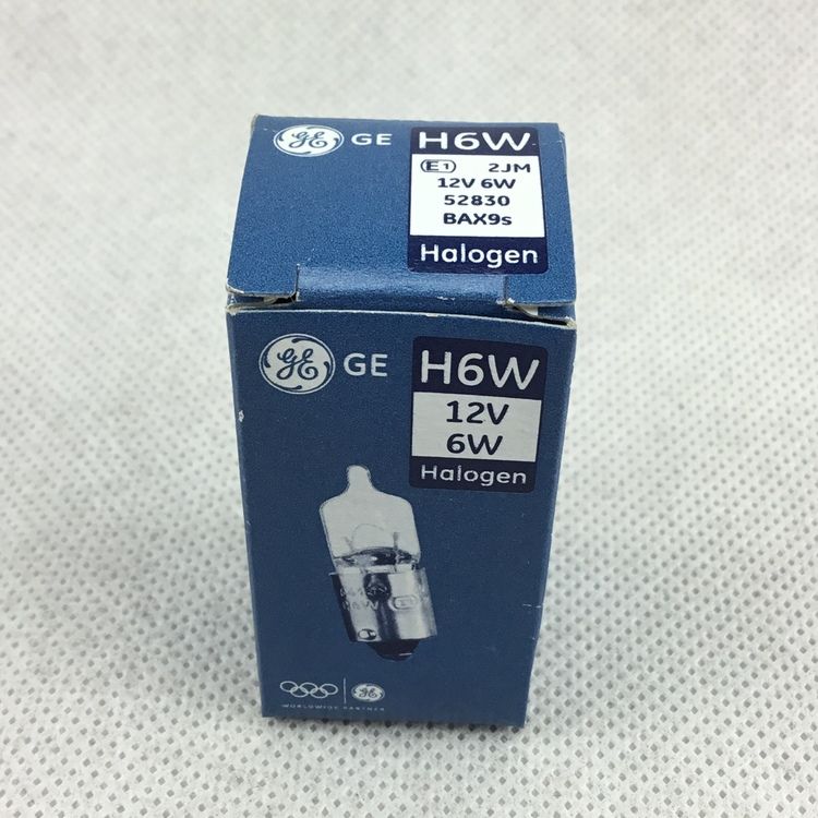 Glödlampa, 6W BAX 9s, 12 V, GE