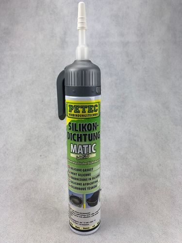 Högtemperatursilikontätning, Petec, 200 ml, Vit