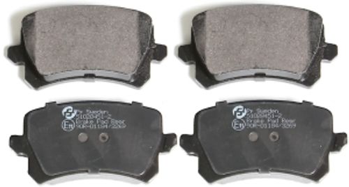 Bromsbelägg Bak, Audi, Opel, Seat, Skoda, VW