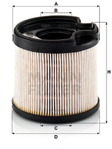 Bränslefilter, Mann, Citroen, Peugeot, Suzuki, Fiat, Lancia