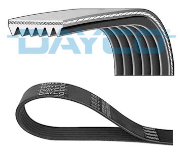 Flerspårsrem, DAYCO - 6PK1545-0Q