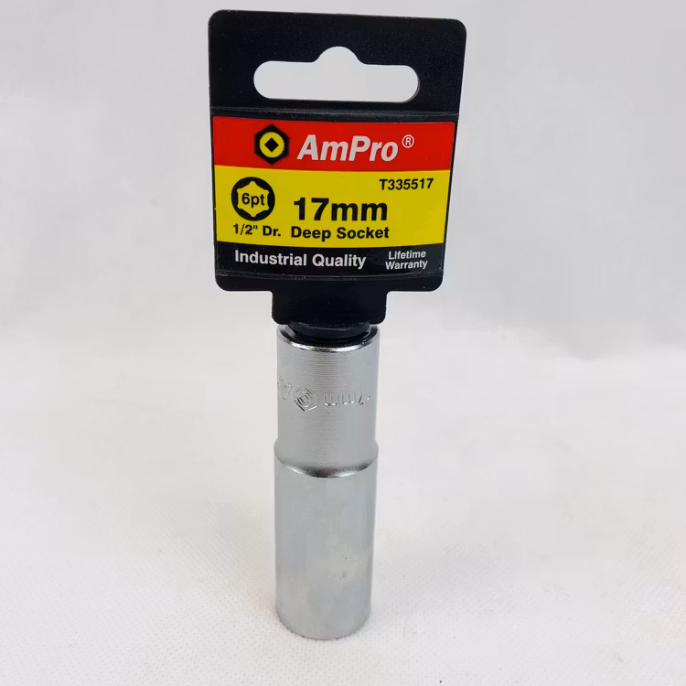 Hylsa, AMPRO T335517 1/2-tums enhet med 17 mm 6-punkts uttag