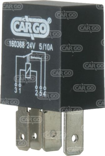 Relä - Micro, Växel, 12 V,  4/10 A
