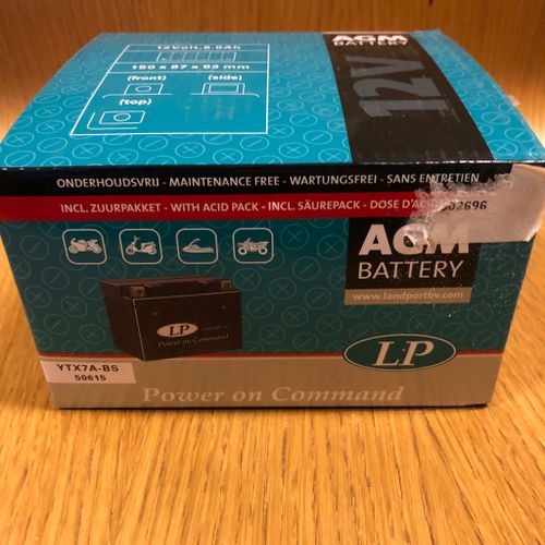 Batteri, LP AGM Batteri 12V, 6 A