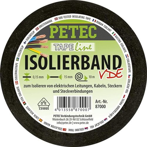 Petec Isolerband 15 mm x 10 m