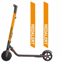 Nattkörningsreflexer för elscooter