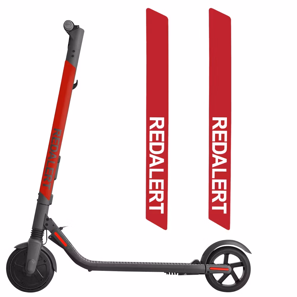 Nattkörningsreflexer för elscooter