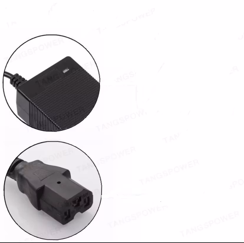 3 Plugg Laddare  54.6V 3A för 13S 48V Li-ion batteri