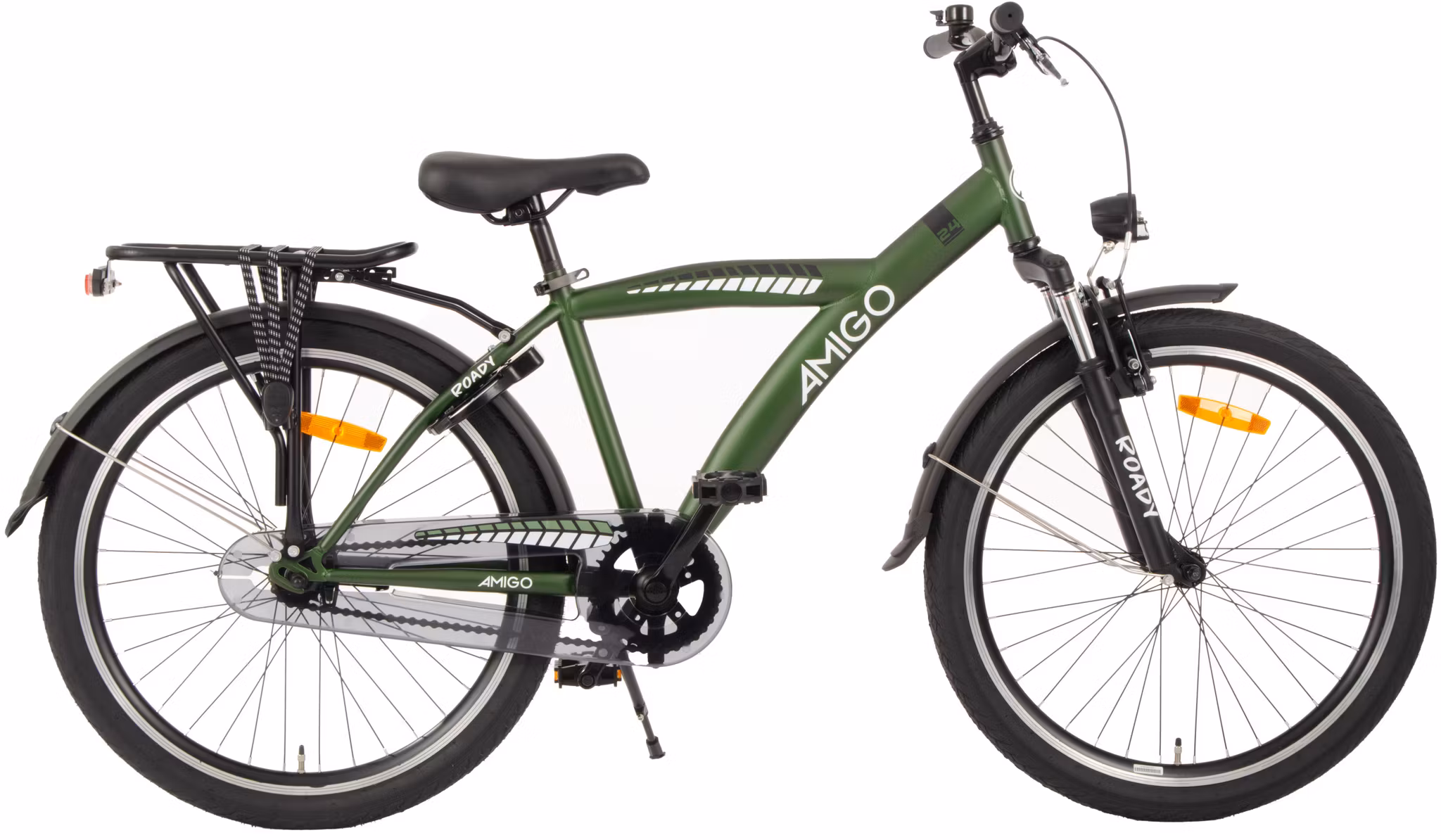 AMIGO Roady 24 tum 38,5 cm pojkar Coaster broms Grön