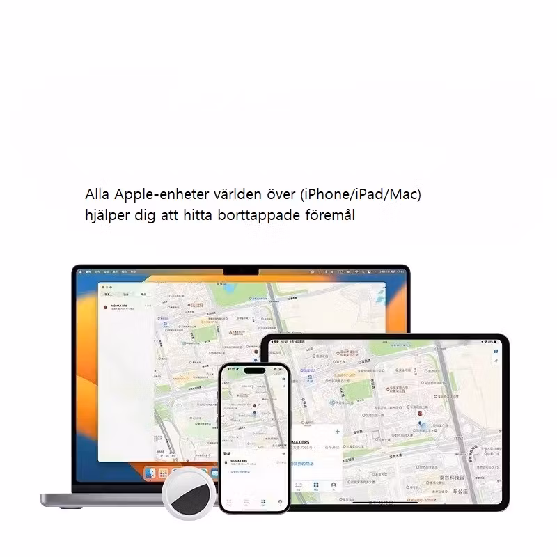 Airtag Bluetooth GPS-spårare IPX 5 Vattentät