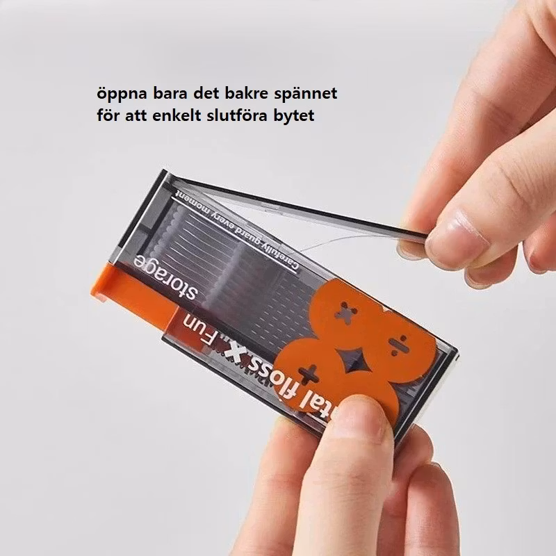 Bärbar Tandtrådsdispenser