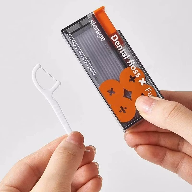 Bärbar Tandtrådsdispenser