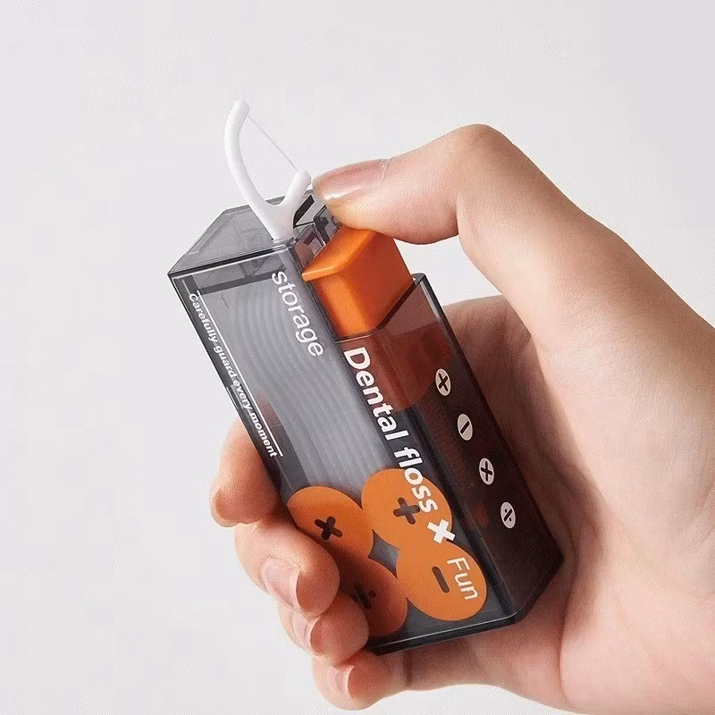 Bärbar Tandtrådsdispenser