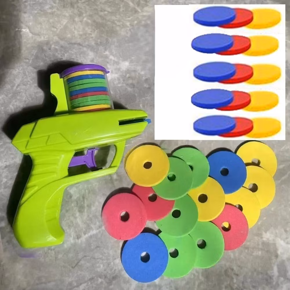 Barnleksak Flygande Skiva Skjutande Avfyrningsgevär