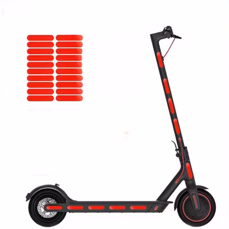 Reflekterande klistermärkesset för Xiaomi M365 PRO för Ninebot Max G30 G30D Dekoration Varning Körsäkerhet