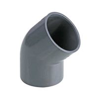 PVC-U Ø63 mm Vinkel 45º standard limmas på båda sidor