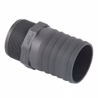 PVC-U Slangadapter Ø40 mm ytterdiameter till 1¼” (1,25 tum/R32) utvändig gänga