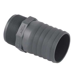 PVC-U Slangadapter Ø40 mm ytterdiameter till 1¼” (1,25 tum/R32) utvändig gänga