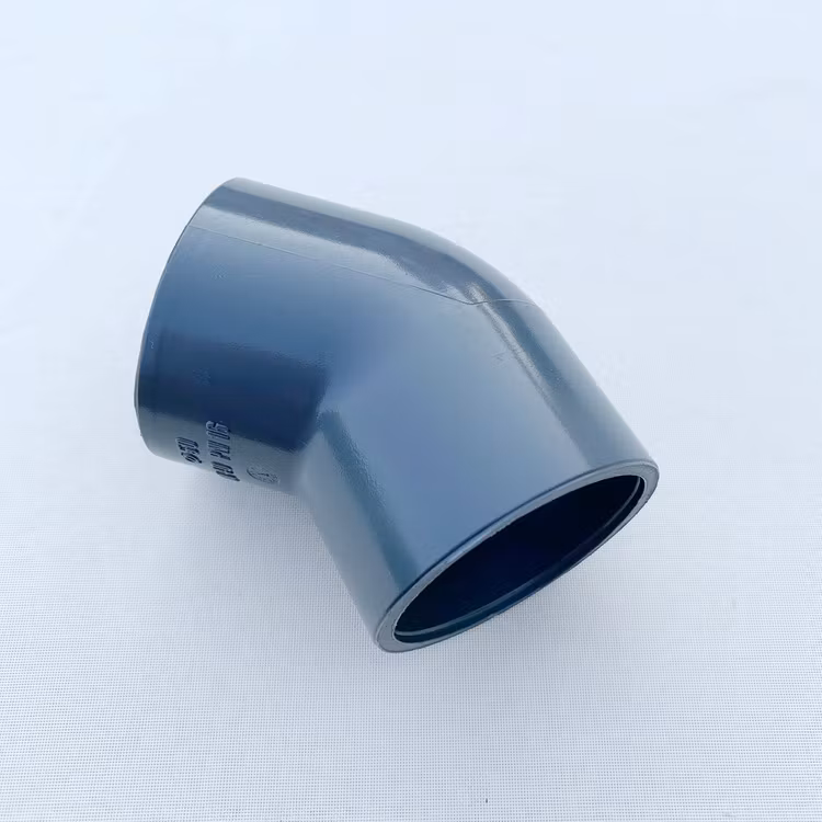 PVC-U Ø40 mm Vinkel 45º limmas på båda sidor