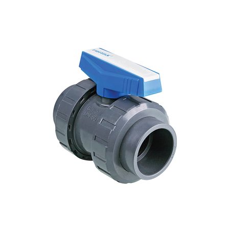 PVC-U Kulventil Ø50 mm standard - limmas på båda sidor