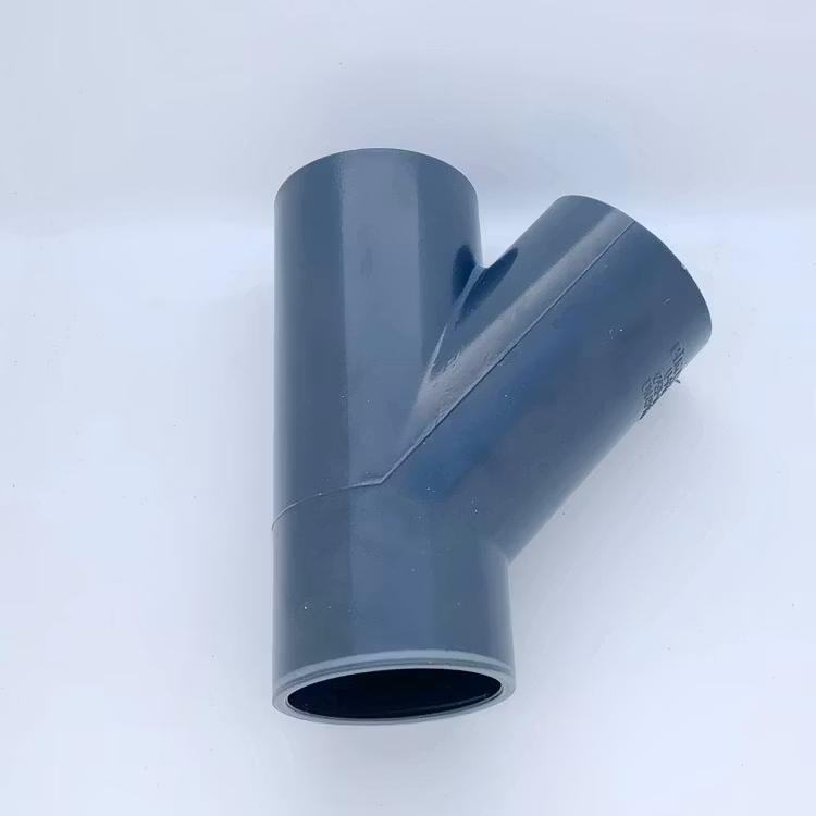 PVC-U Ø 63 mm Grenrör Y-koppling 45 grader limmas på alla sidor