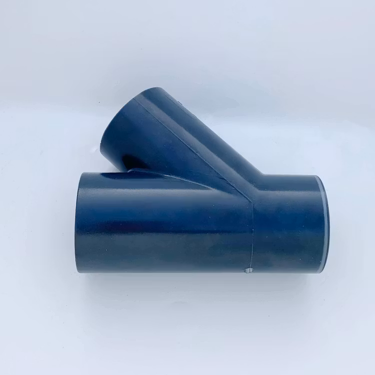 PVC-U Ø 63 mm Grenrör Y-koppling 45 grader limmas på alla sidor