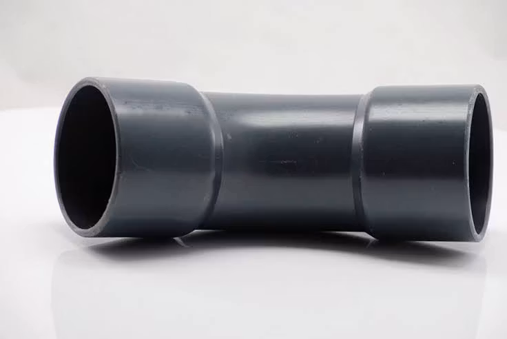 PVC-U Ø50 mm mjukböj Vinkel 45 graders längre variant