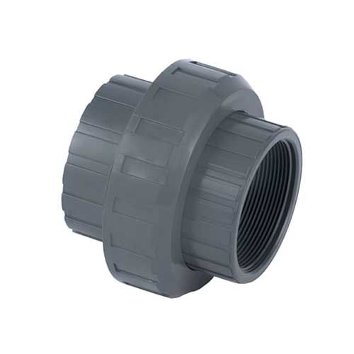 PVC-U Union Ø 50 mm lim och 1,5 tum invändig gänga R40