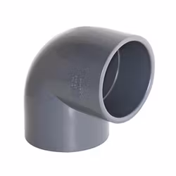 PVC-U Ø63 mm Böj 90º vinkel standard limmas på båda sidor