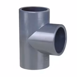 PVC-U Grenrör T-koppling 90º standard för limning på alla sidor, flera varianter