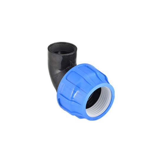 PEM Vinkel 90º Ø50 mm x 1½" (1,5 tum) Invändig gänga