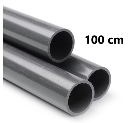 Tryckrör av PVC-U - en meters längder (1 m), flera varianter