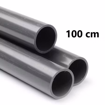 Tryckrör av PVC-U - en meters längder (1 m), flera varianter