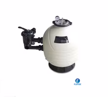 Flotide Sandfilter - Sidmonterad Ventil 37-155 m³- HDPE, flera varianter